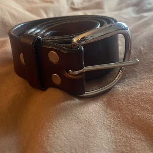 Men’s leather brown belt size 32 waist